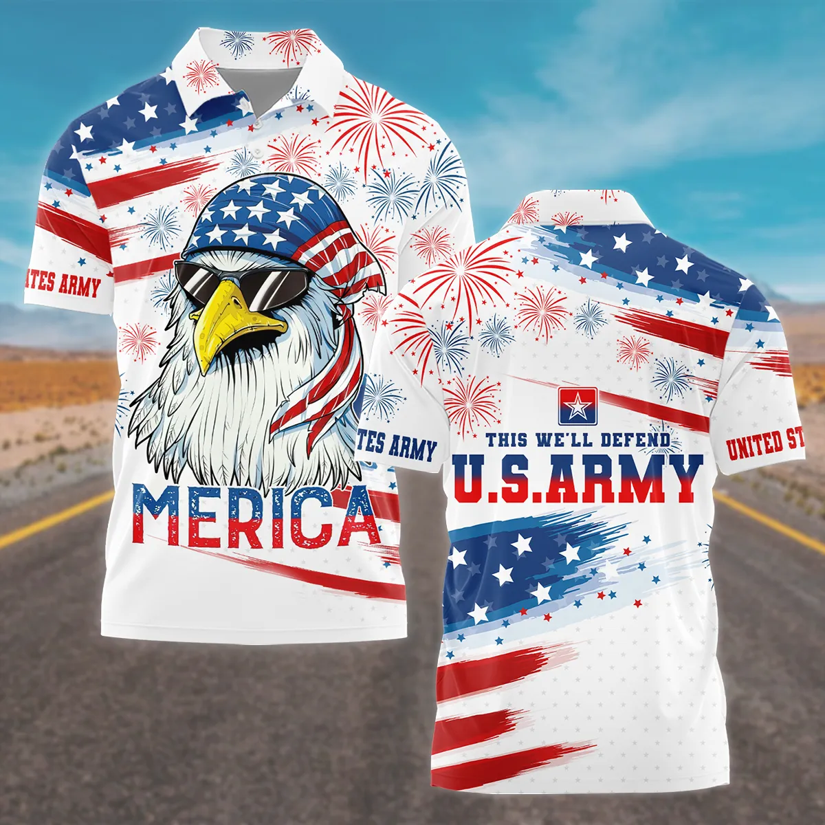 United States Independence Day U.S. Army All Over Prints Unisex T-Shirt