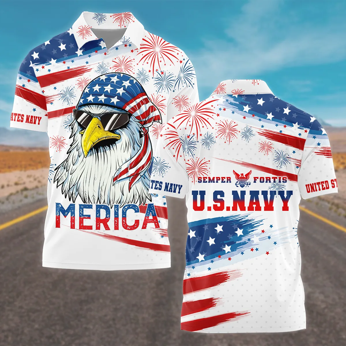 United States Independence Day U.S. Army All Over Prints Oversized Hawaiian Shirt