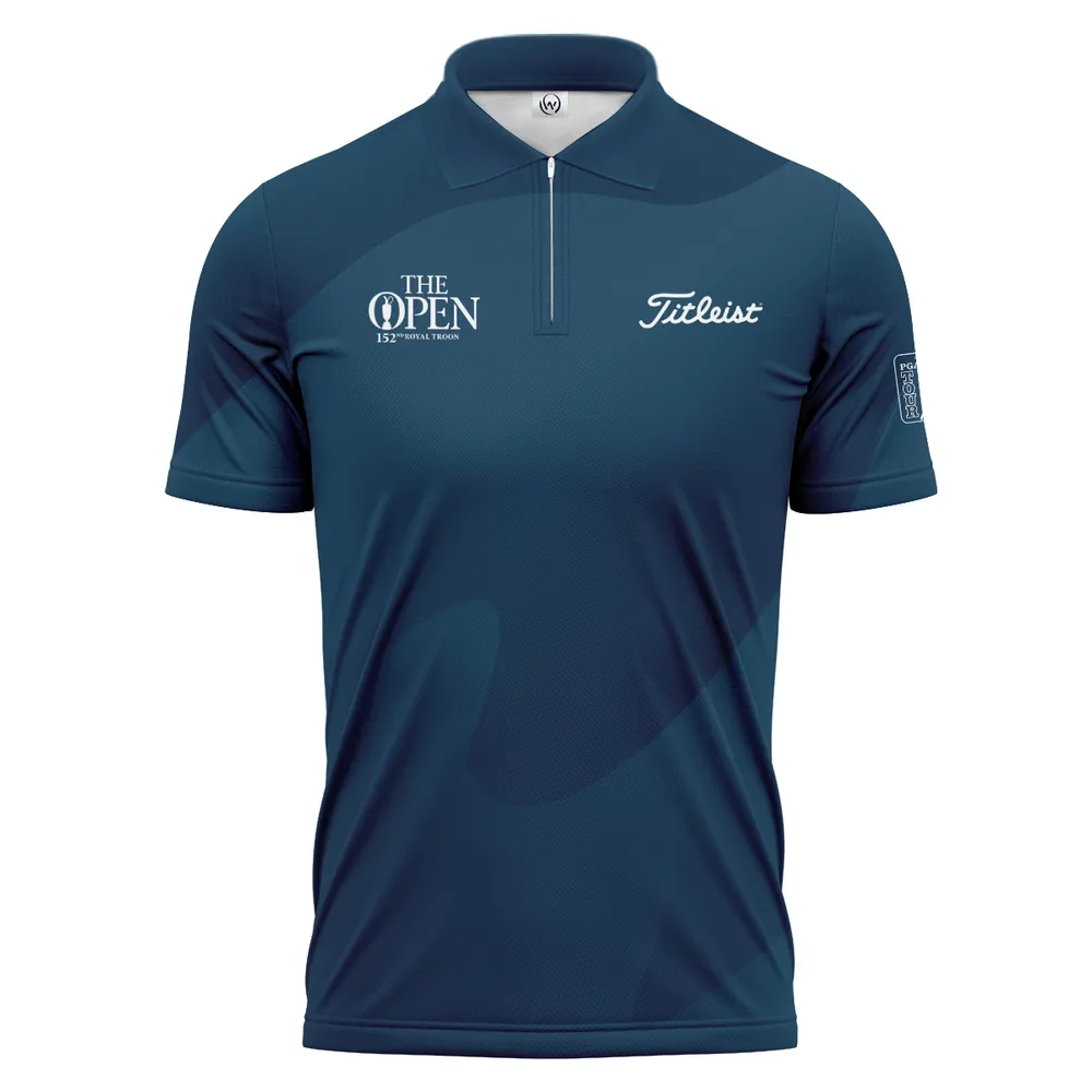 Golf Blue Mix White Sport 152nd Open Championship Pinehurst Titleist Zipper Hoodie Shirt All Over Prints QTTOP206A1TLZHD