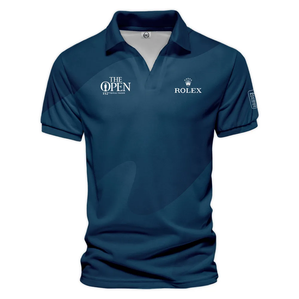 Golf Blue Mix White Sport 152nd Open Championship Pinehurst Rolex Polo Shirt All Over Prints QTTOP206A1ROXPL