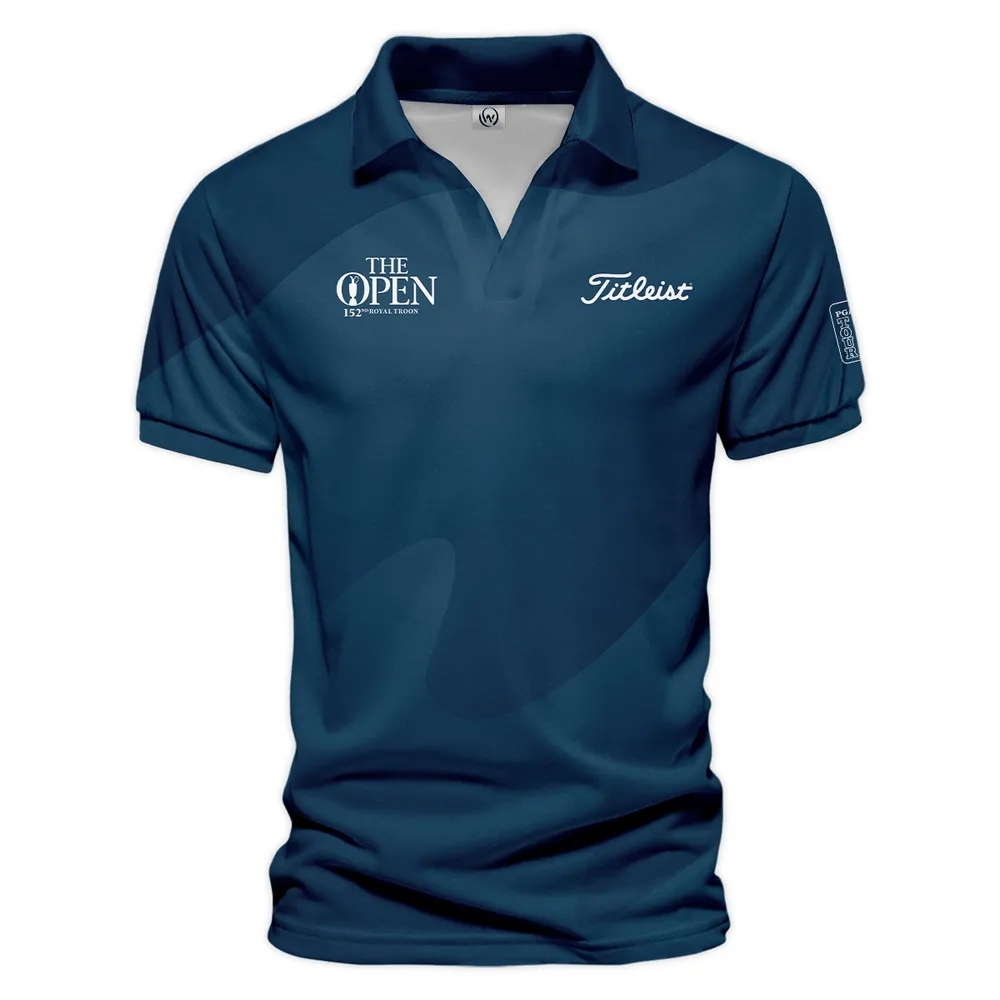 Golf Blue Mix White Sport 152nd Open Championship Pinehurst Titleist Vneck Polo Shirt All Over Prints  QTTOP206A1TLZVPL
