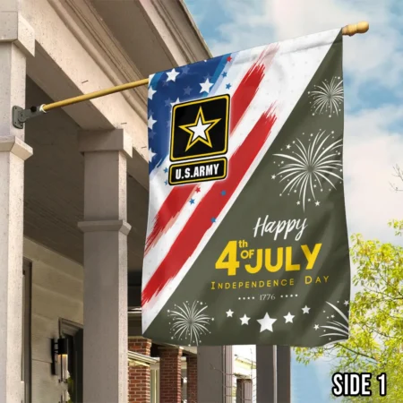 United States Armed Forces Happy 4th of July Independence Day U.S. Army Flag