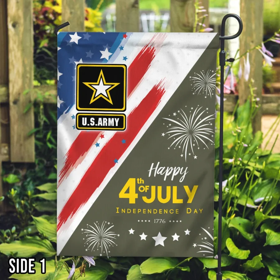 United States Armed Forces Happy 4th of July Independence Day U.S. Army Flag