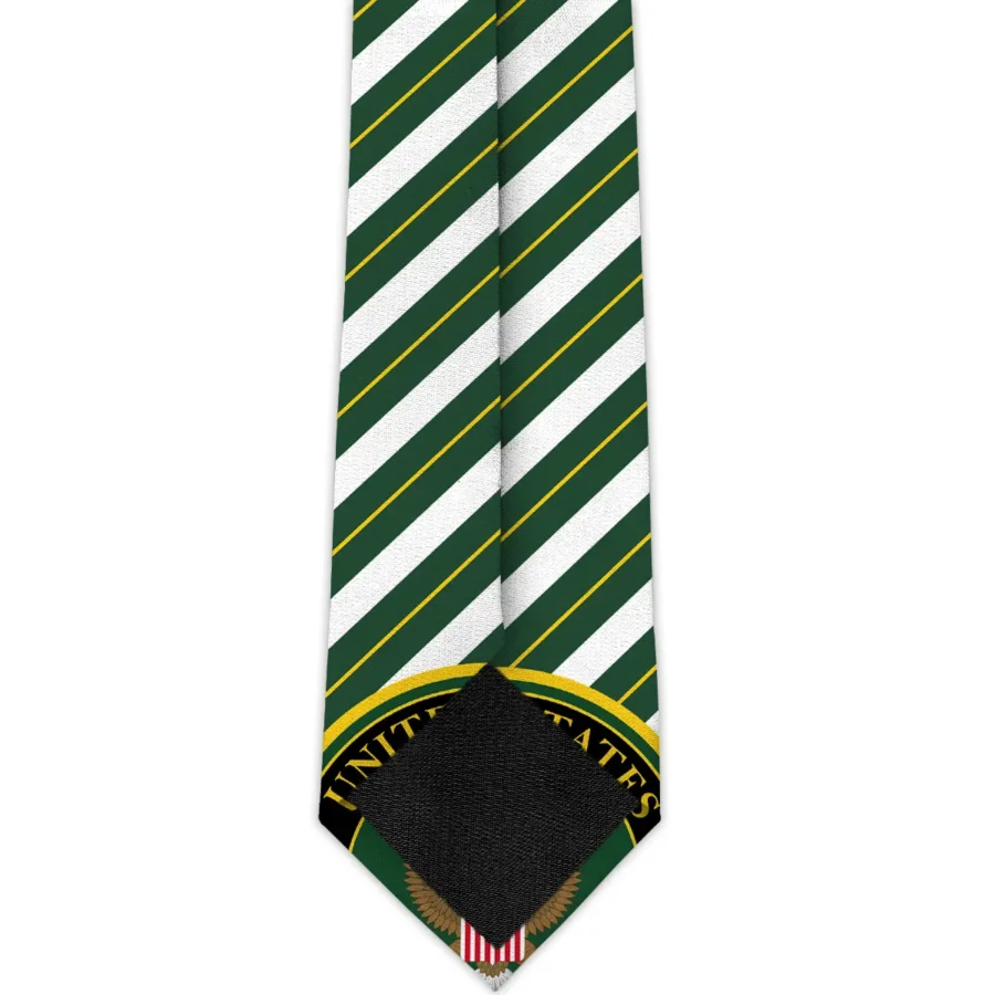 United States Armed Forces Classic Necktie U.S. Army Two Sides Print Gifts