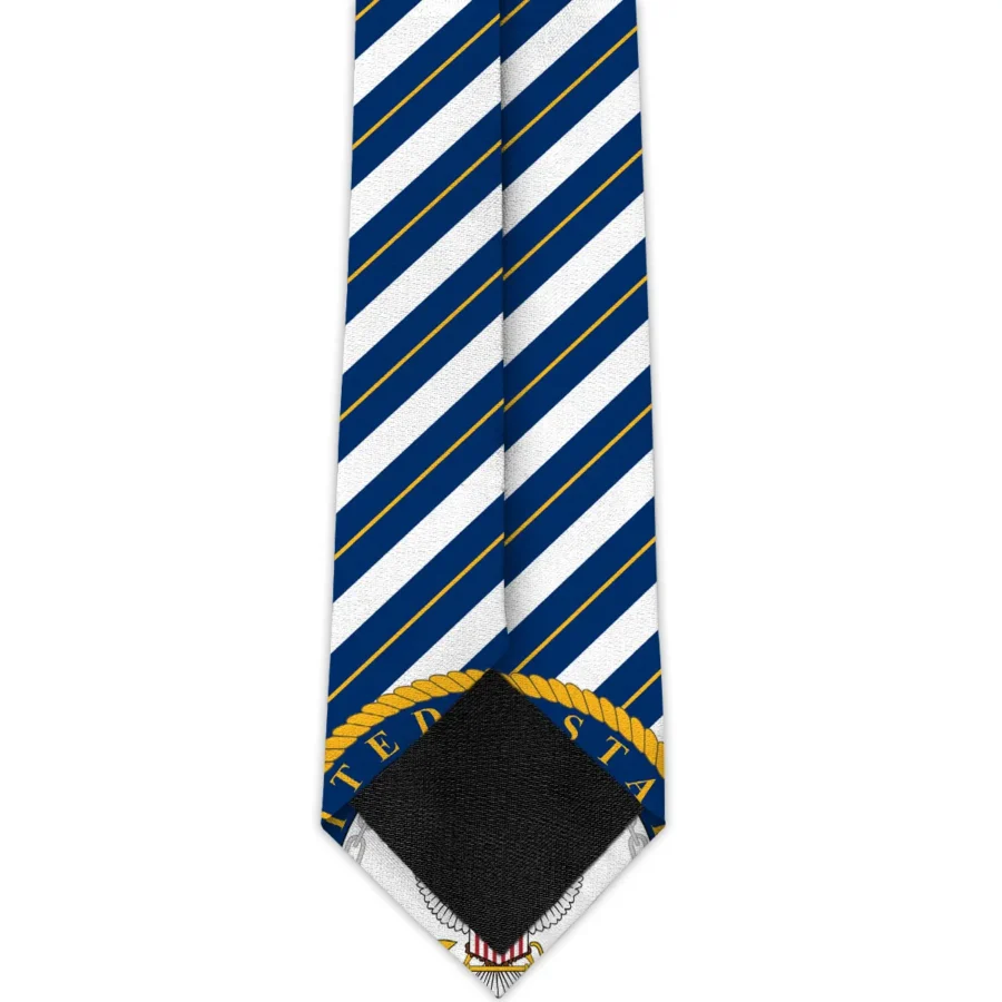 United States Armed Forces Classic Necktie U.S. Navy Two Sides Print Gifts