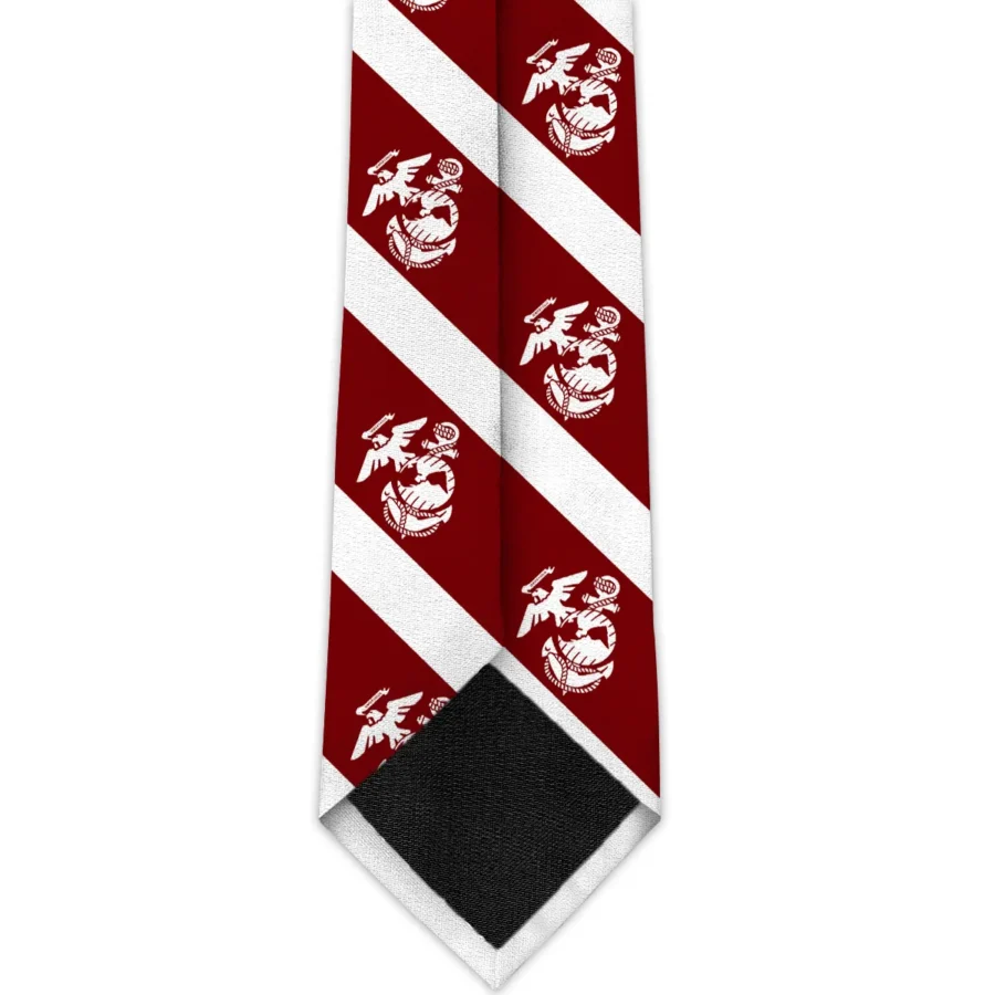 United States Armed Forces Classic Necktie U.S. Marine Corps Two Sides Print Gifts