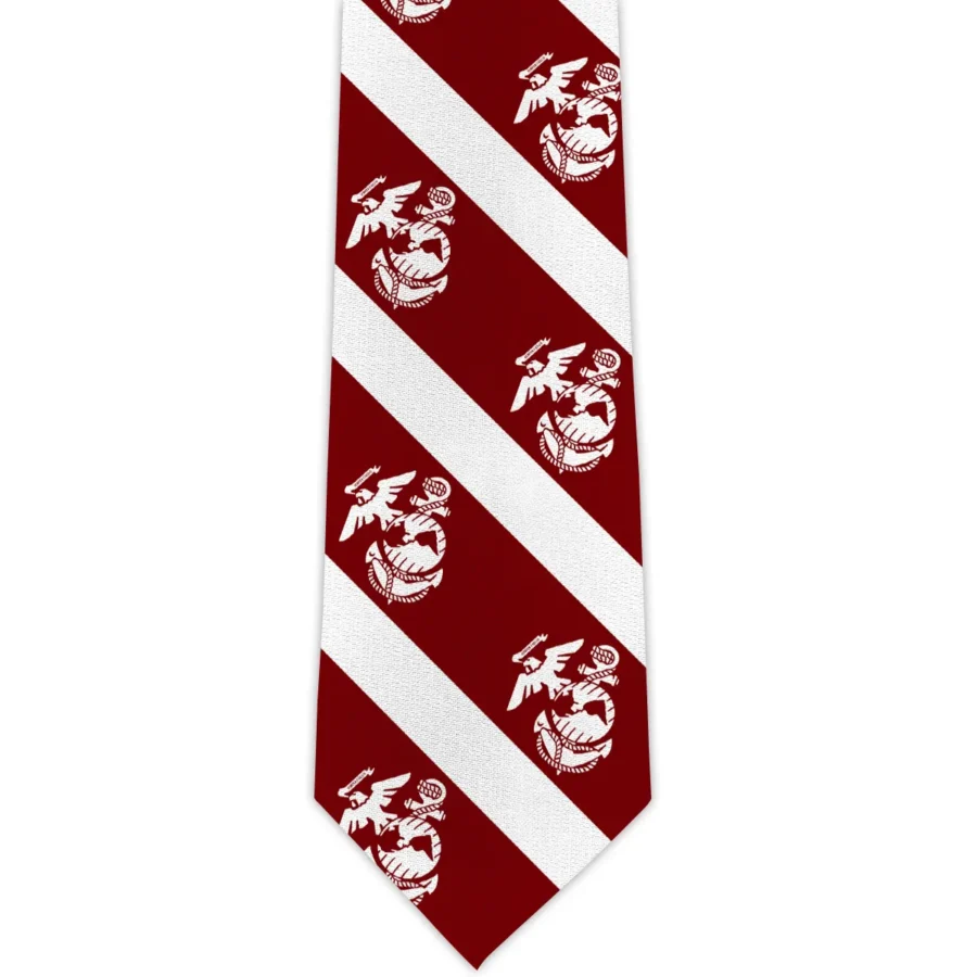 United States Armed Forces Classic Necktie U.S. Marine Corps Two Sides Print Gifts