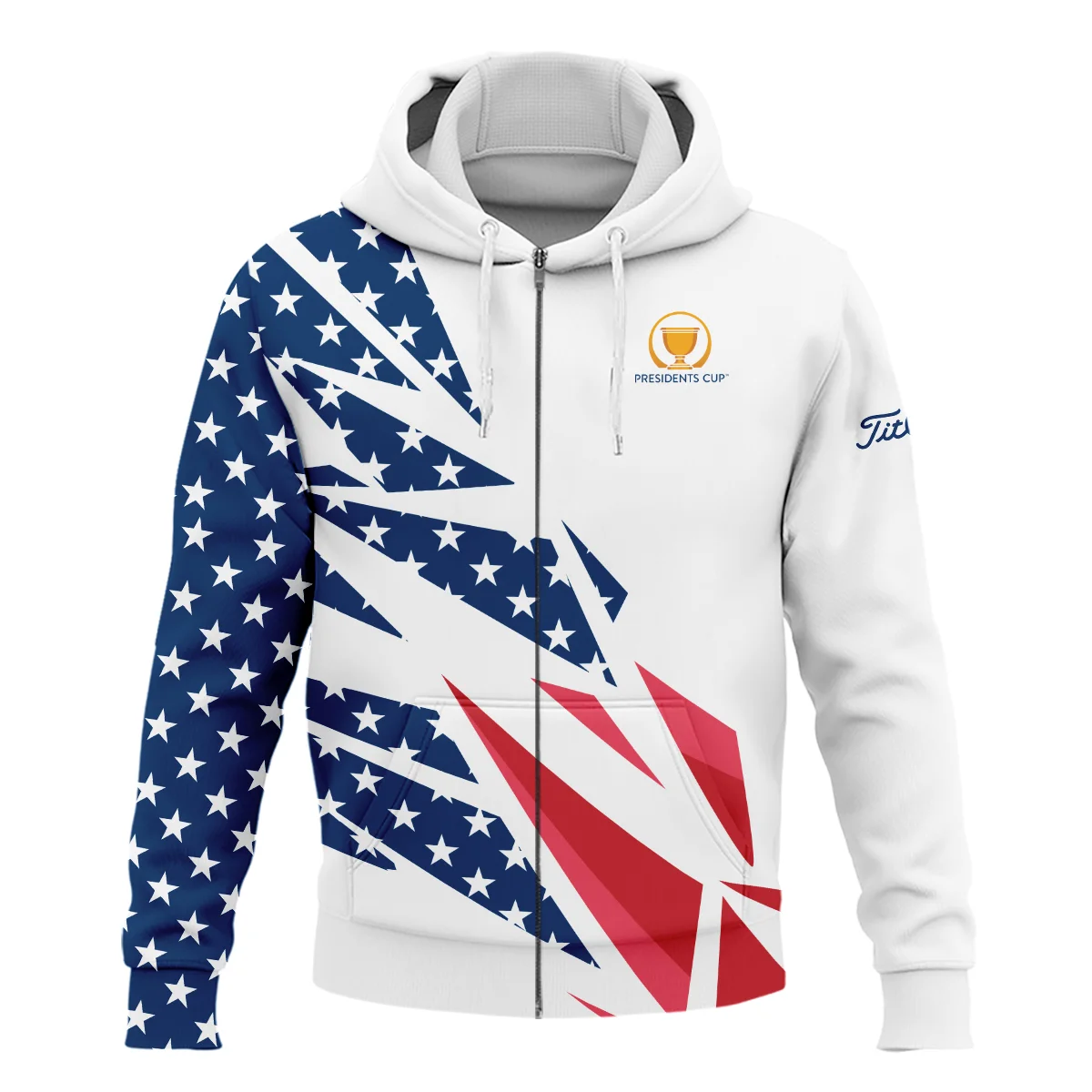 Flag American Cup Presidents Cup Titleist Performance Quarter Zip Sweatshirt With Pockets All Over Prints QTPR2606A1TLQZS