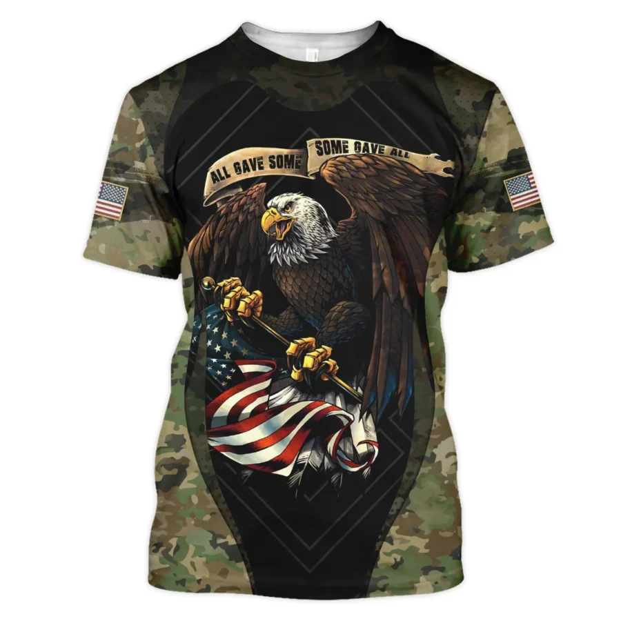 All Gave Some Duty Honor Country Custom Name U.S. Army All Over Prints Unisex T-Shirt