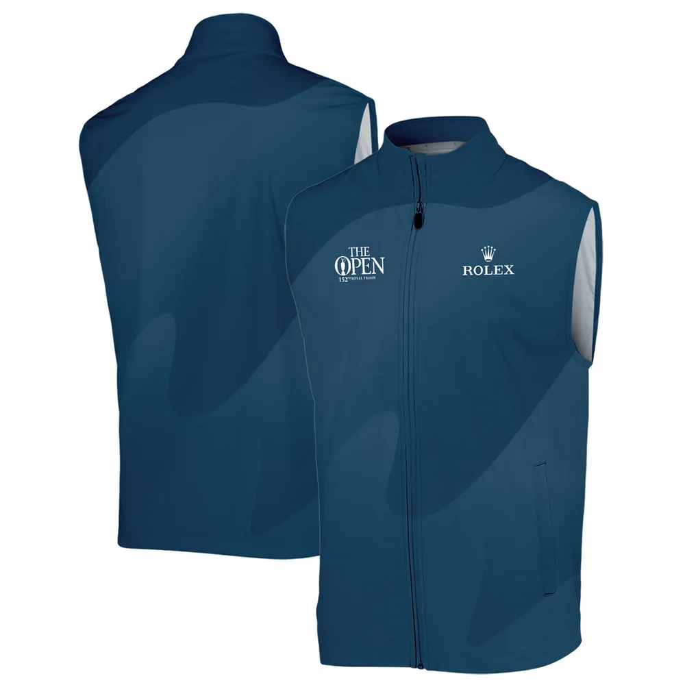 Golf Blue Mix White Sport 152nd Open Championship Pinehurst Rolex Sleeveless Jacket All Over Prints QTTOP206A1ROXSJK