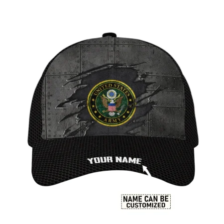 Personalized Name U.S. Army Veterans Classic Caps