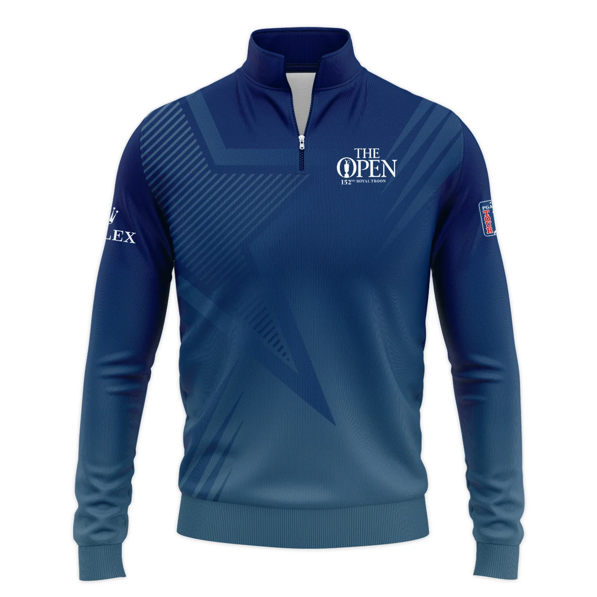 Rolex 152nd Open Championship Abstract Background Dark Blue Gradient Star Line Quarter-Zip Jacket All Over Prints HOTOP260624A04ROXSWZ
