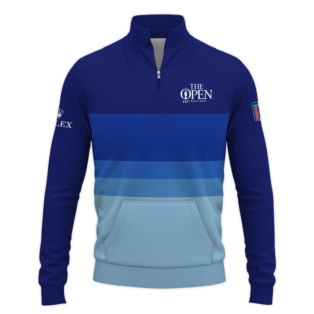 Blue Gradient Line Pattern Background Rolex 152nd Open Championship Hoodie Shirt All Over Prints HOTOP270624A04ROXHD