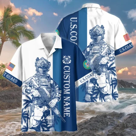 Custom Name United States Armed Forces U.S. Navy Oversized Hawaiian Shirt All Over Prints Gift Loves HBLVTR070624A04NVHW