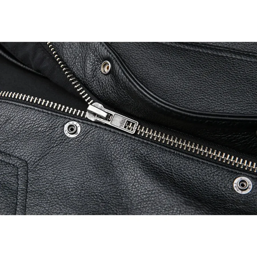E4-PO3 Proudly Served Personalized Gift U.S. Navy Veteran Fashion Zipper Sleeveless Leather Jackets