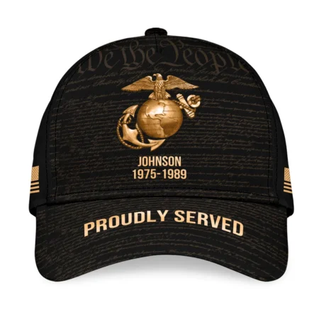 Personalized Gift U.S. Marine Corps All over Print Cap