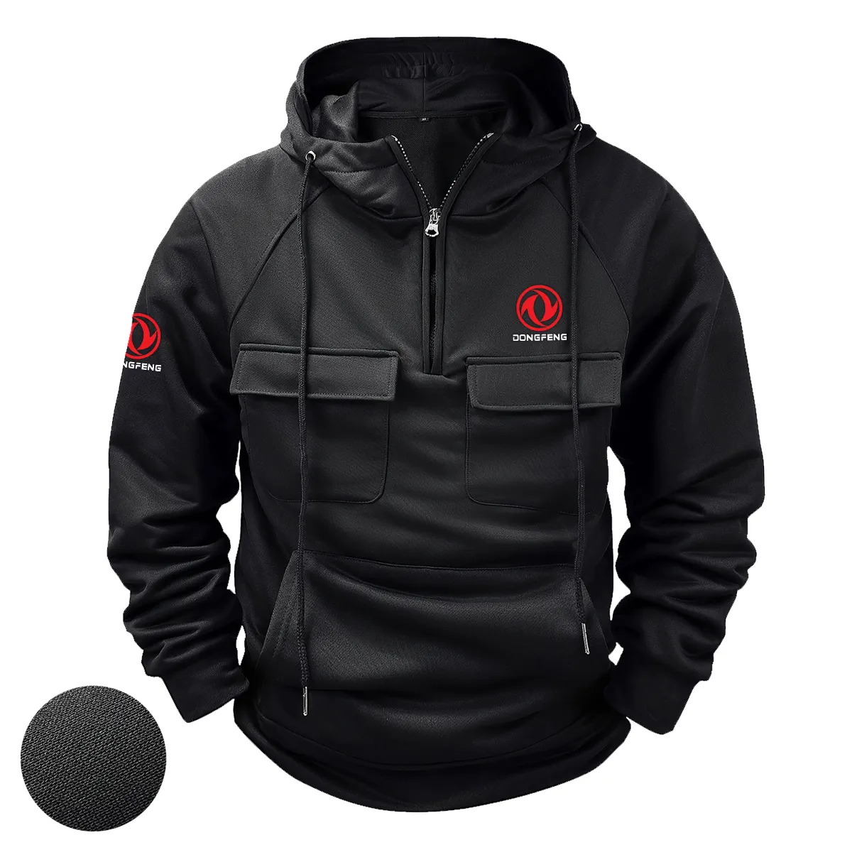 Special Release Farmer x Dongfeng Tractor Tactical Quarter Zip Hoodie BLF150724A13