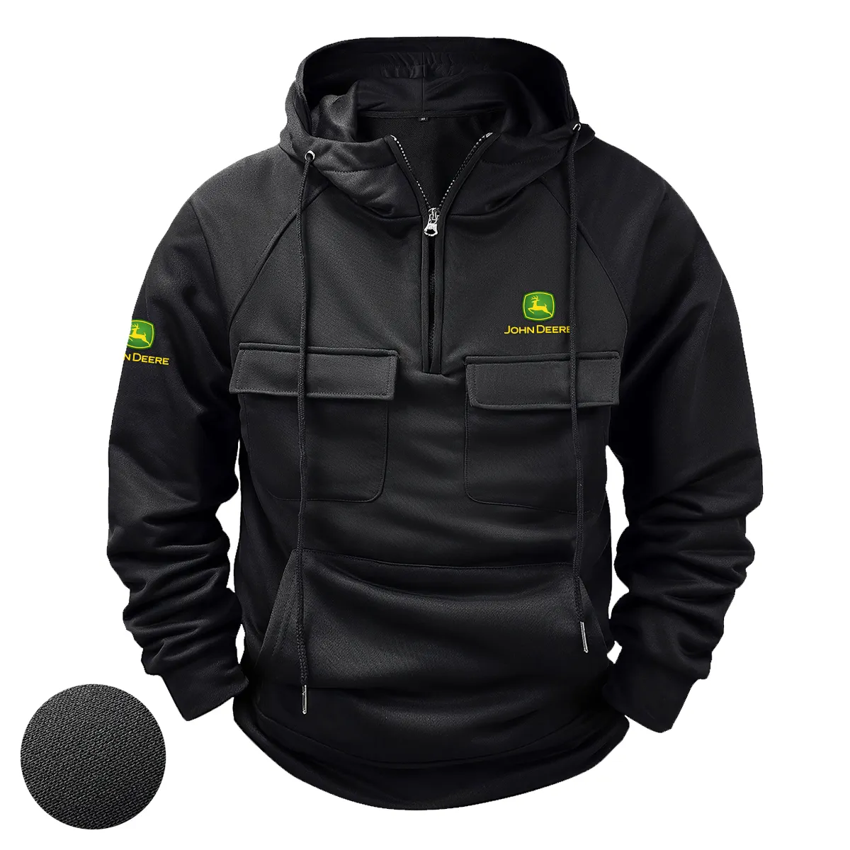 Special Release Farmer x John Deere Tractor Tactical Quarter Zip Hoodie BLF150724A22