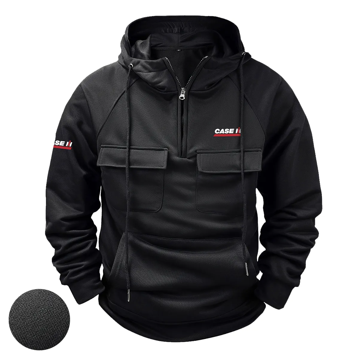 Special Release Farmer x Case IH Tractor Tactical Quarter Zip Hoodie BLF150724A7