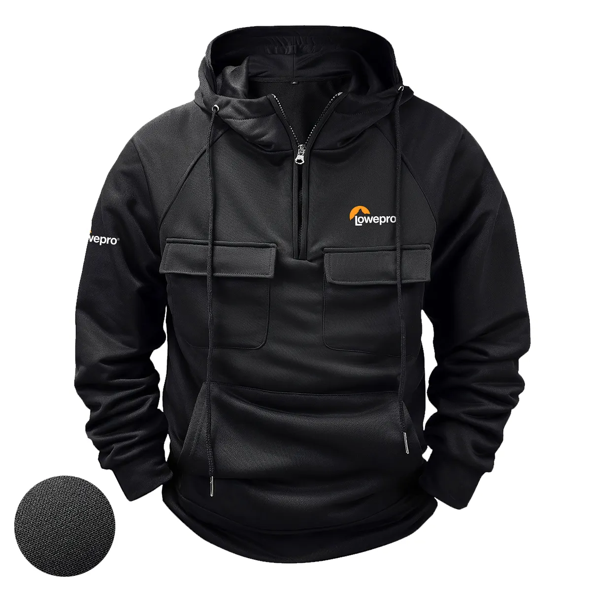 Special Release Nature Photography x Lowepro Brand Tactical Quarter Zip Hoodie BLNP170724A1LP