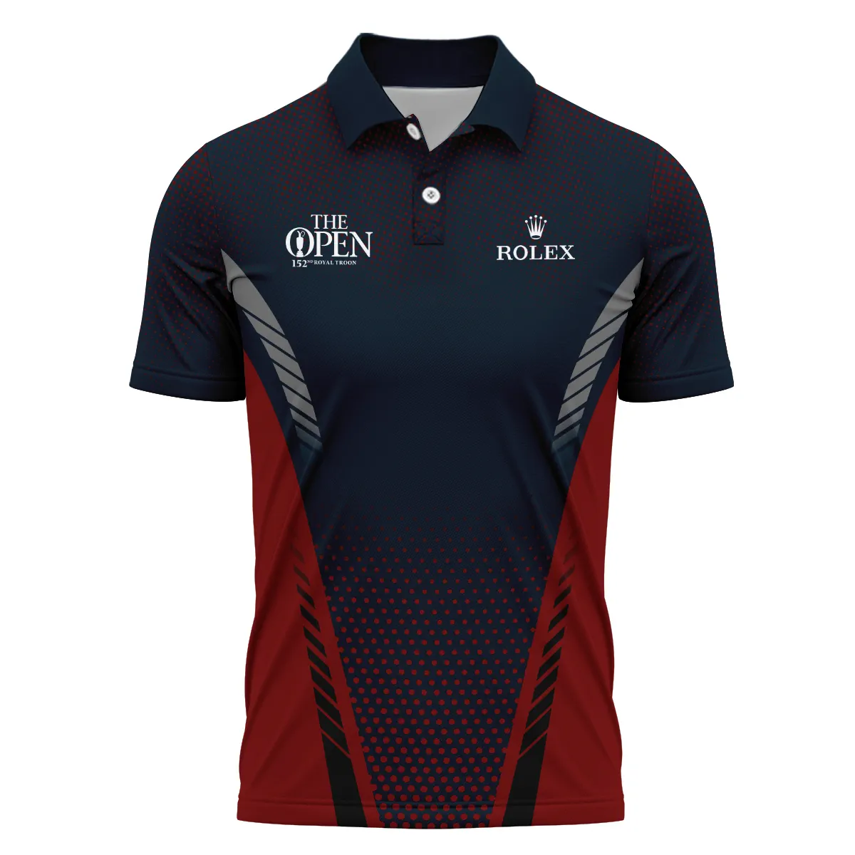 Special Release Dark Blue Red Rolex 152nd Open Championship Polo Shirt All Over Prints BLTOP090724A2ROXPL