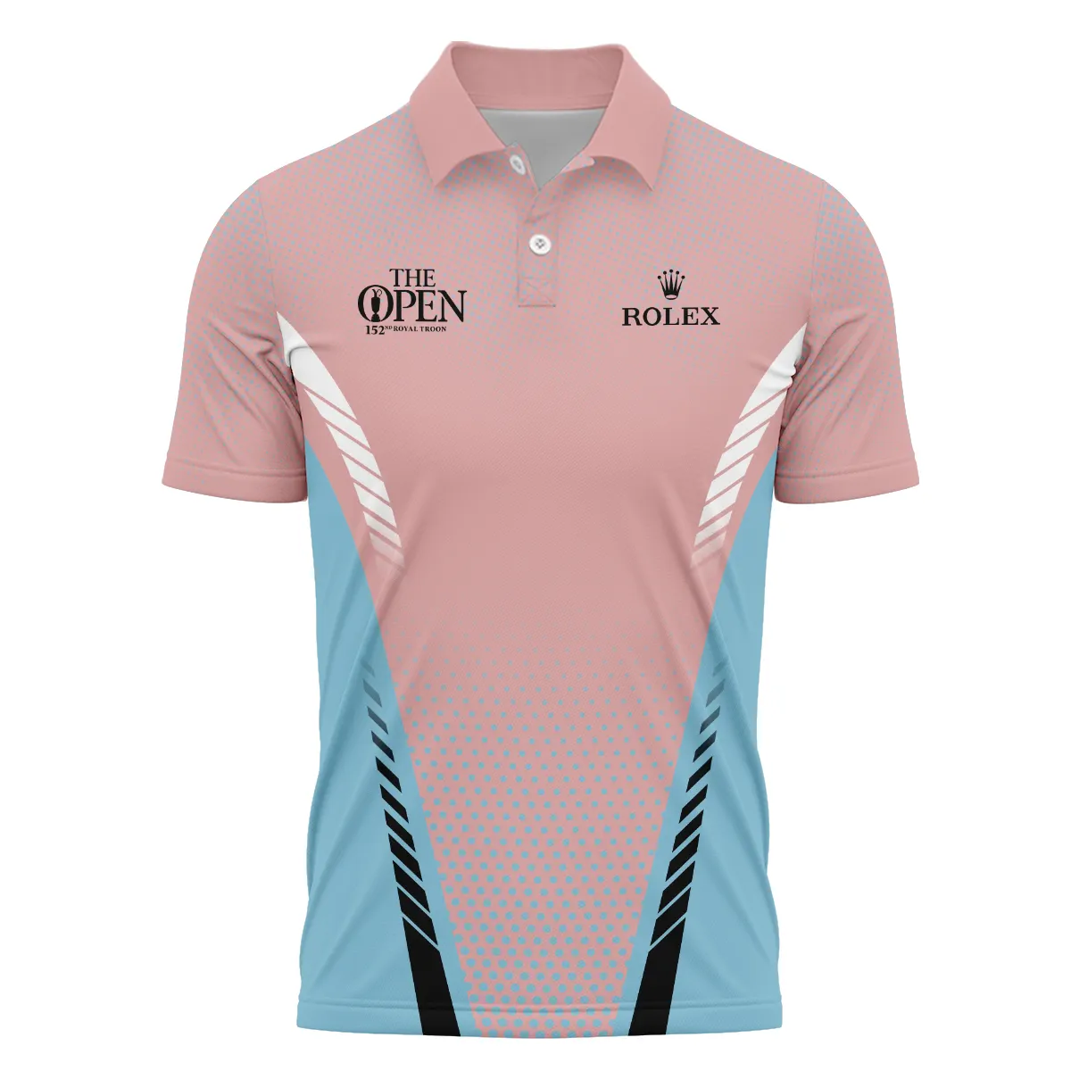 Special Release Pink Light Blue Rolex 152nd Open Championship Polo Shirt All Over Prints BLTOP090724A4ROXPL