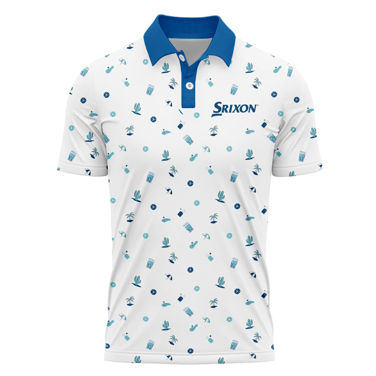 Brand Srixon Golf Men Golf Sport White Background Polo Shirt All Over Prints HOBR060724A02SRIPL