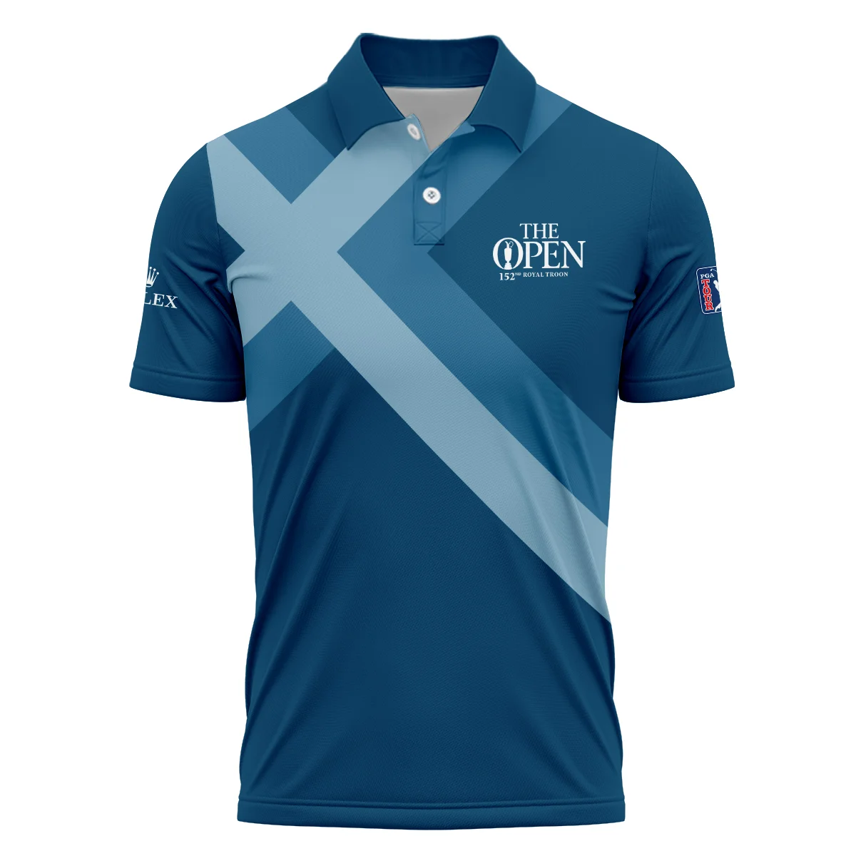 Special Release Rolex 152nd Open Championship Slightly Desaturated Blue Background Polo Shirt All Over Prints HOTOP080724A01ROXPL