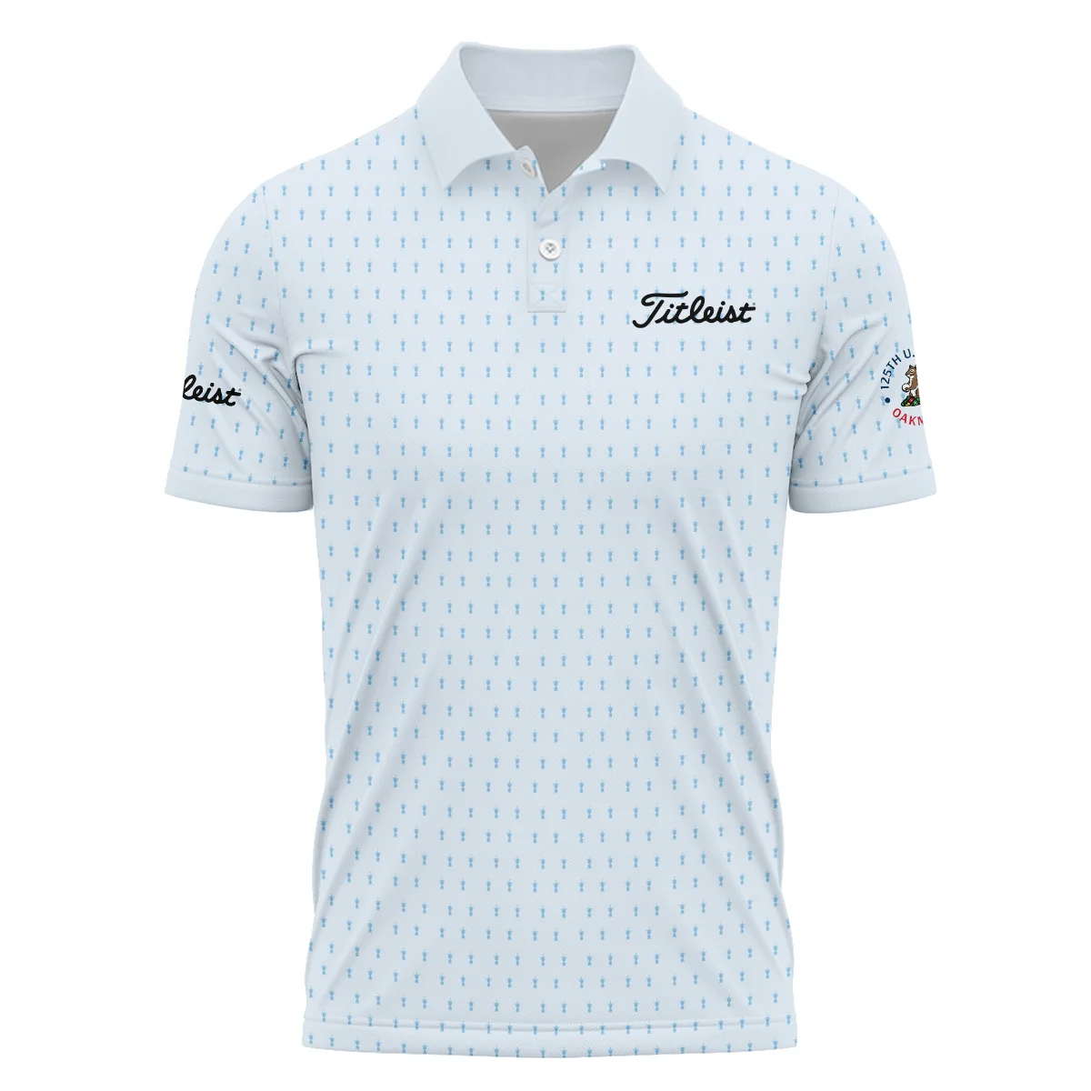 Special Release Light Blue Titleist 125th U.S. Open Oakmont Polo Shirt All Over Prints QTUSM8724A2TLPL