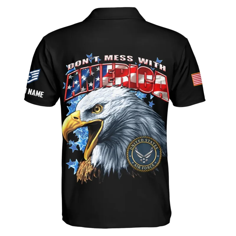 Dont Mess With America Veteran U.S. Air Force Apparel All Over Prints BLVTR240724A1AF - Polo Shirt