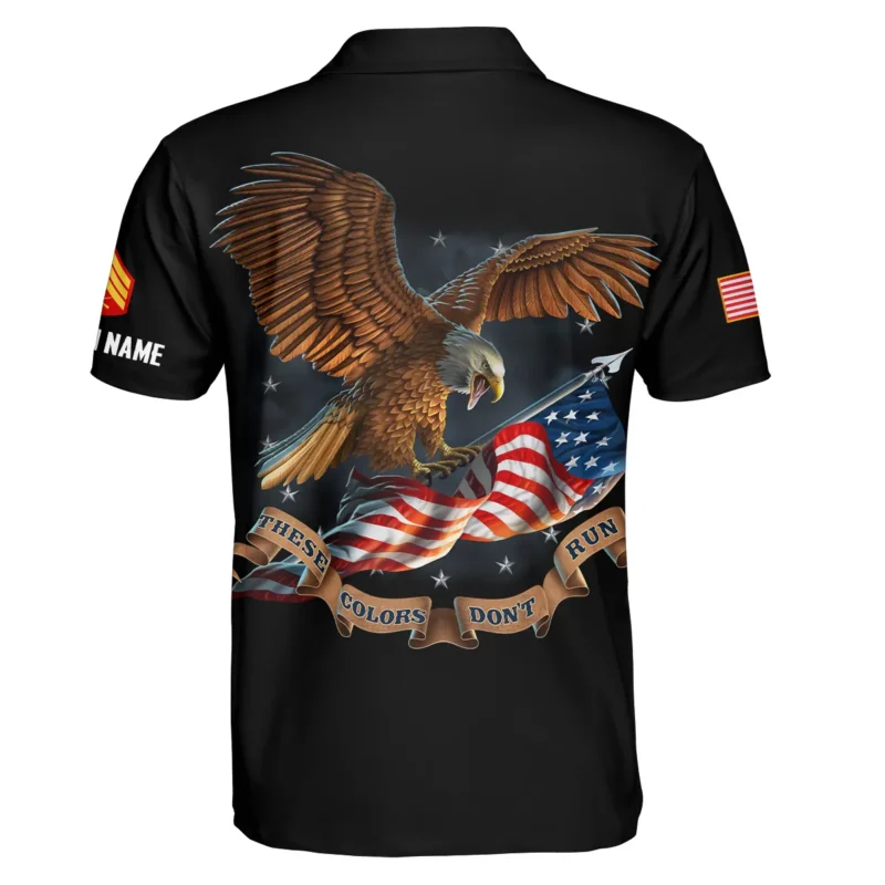 These Colors Dont Run Veteran U.S. Marine Corps Apparel All Over Prints BLVTR240724A3MC - Polo Shirt