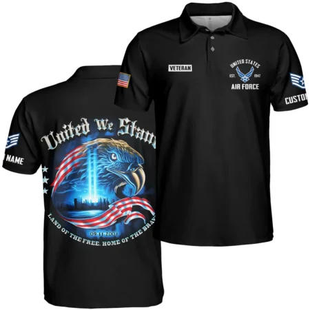 United We Stand 09-11-2001 Veteran U.S. Air Force Apparel All Over Prints BLVTR240724A2AF - Polo Shirt