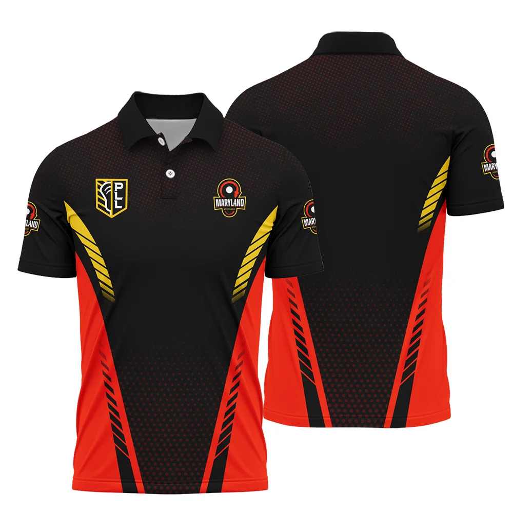 Sport Mix Color Color Polo Maryland Whipsnakes Premier Lacrosse League All Over Prints QTLC220724A2MDWPL