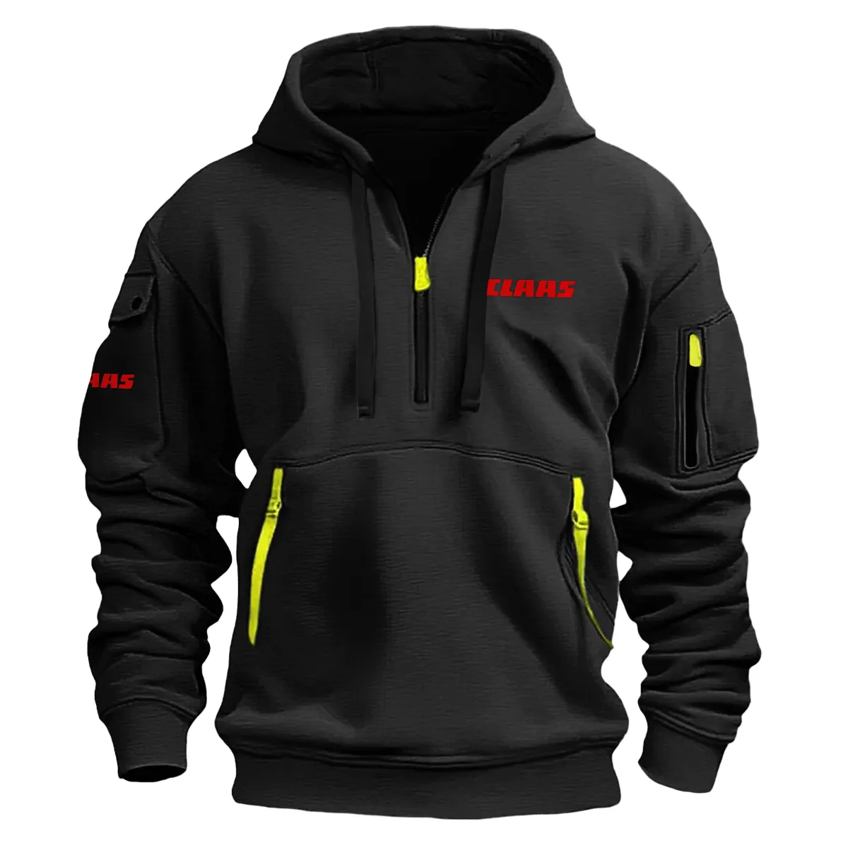 Special Release Farmer x Claas Tractor Fashion Hoodie Half Zipper BLF150724A10