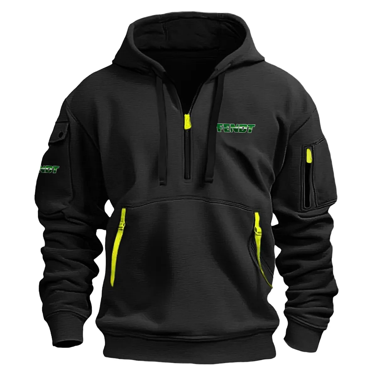 Special Release Farmer x Fendt Tractor Fashion Hoodie Half Zipper BLF150724A15