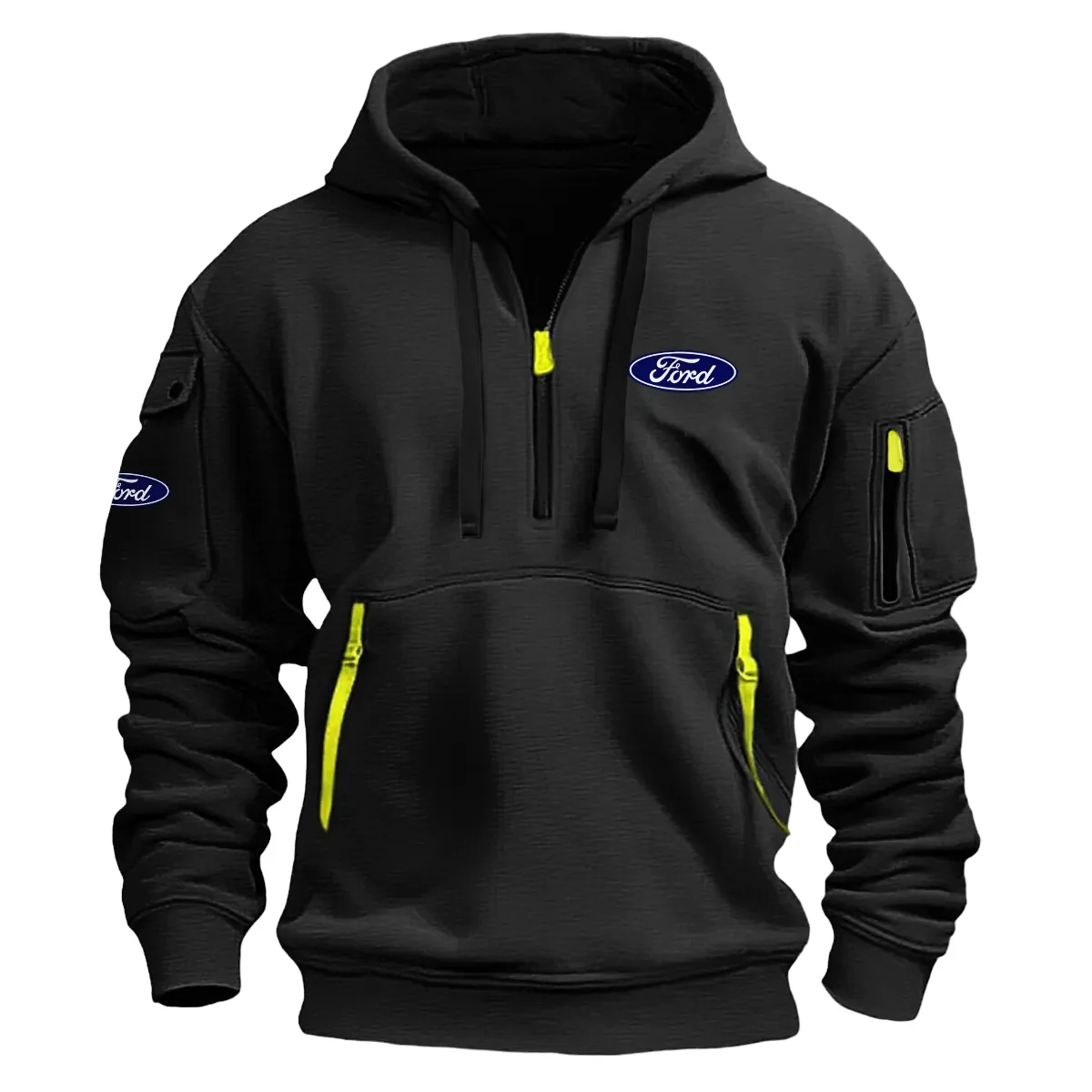 Special Release Farmer x Ford Tractor Fashion Hoodie Half Zipper BLF150724A17