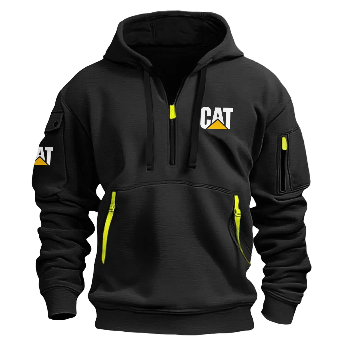 Special Release Farmer x Caterpillar Tractor Fashion Hoodie Half Zipper BLF150724A8