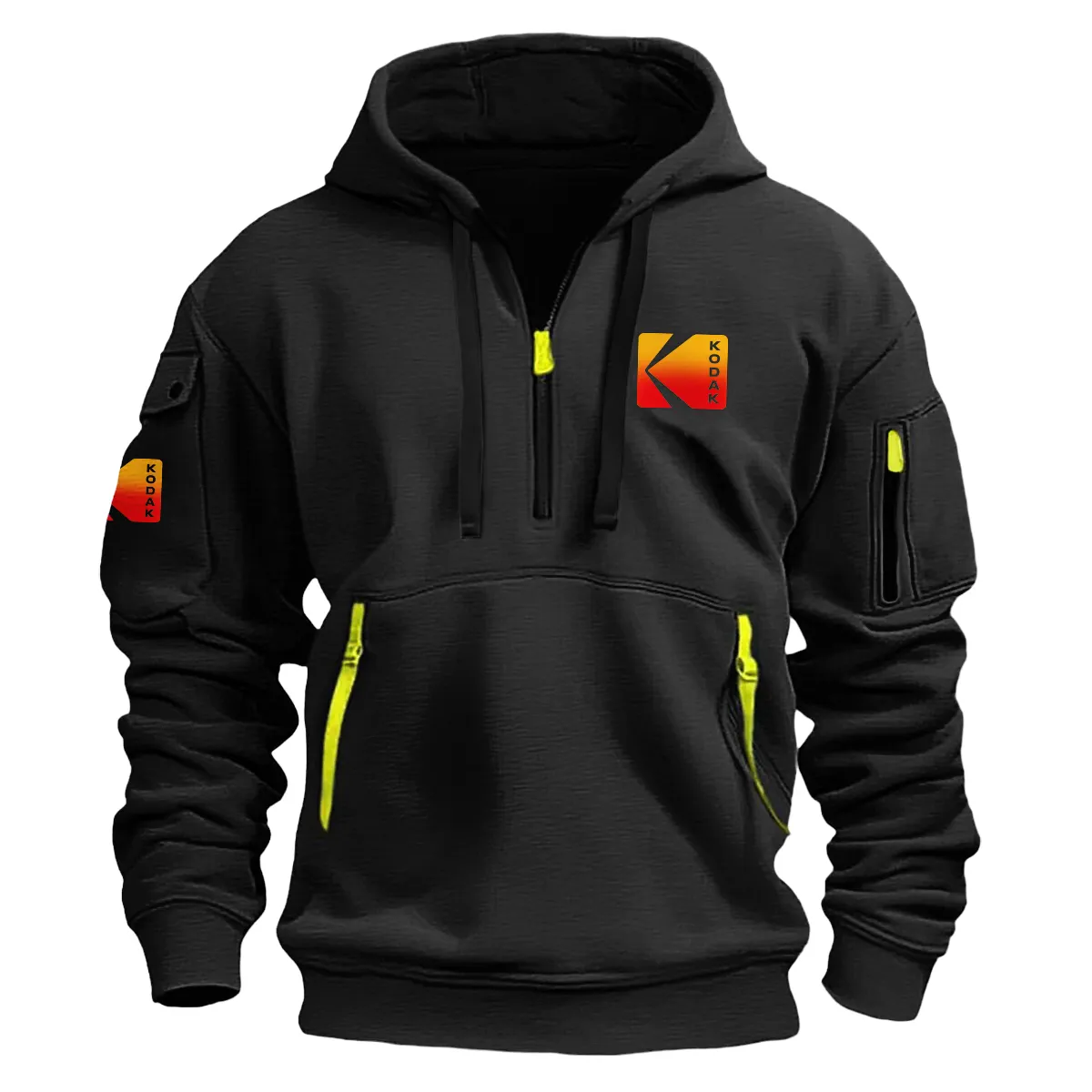 Special Release Nature Photography x Kodak Brand Fashion Hoodie Half Zipper BLNP170724A1KD