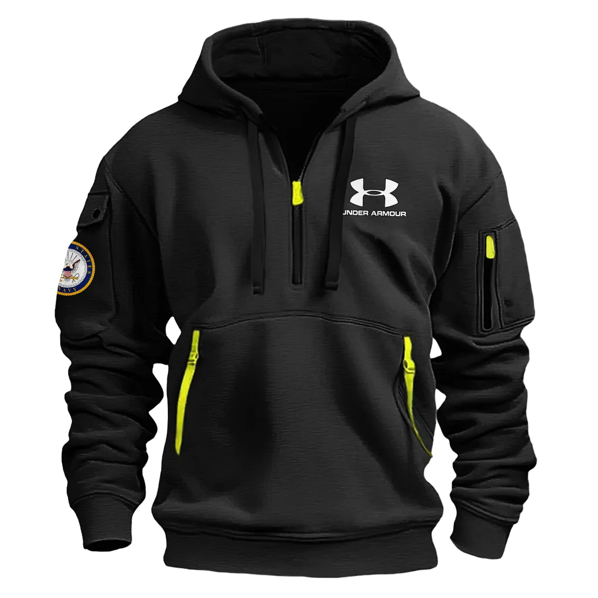 Special Release Under Armour x US Military Branch Fashion Hoodie Half Zipper BLVTR120724A1UA