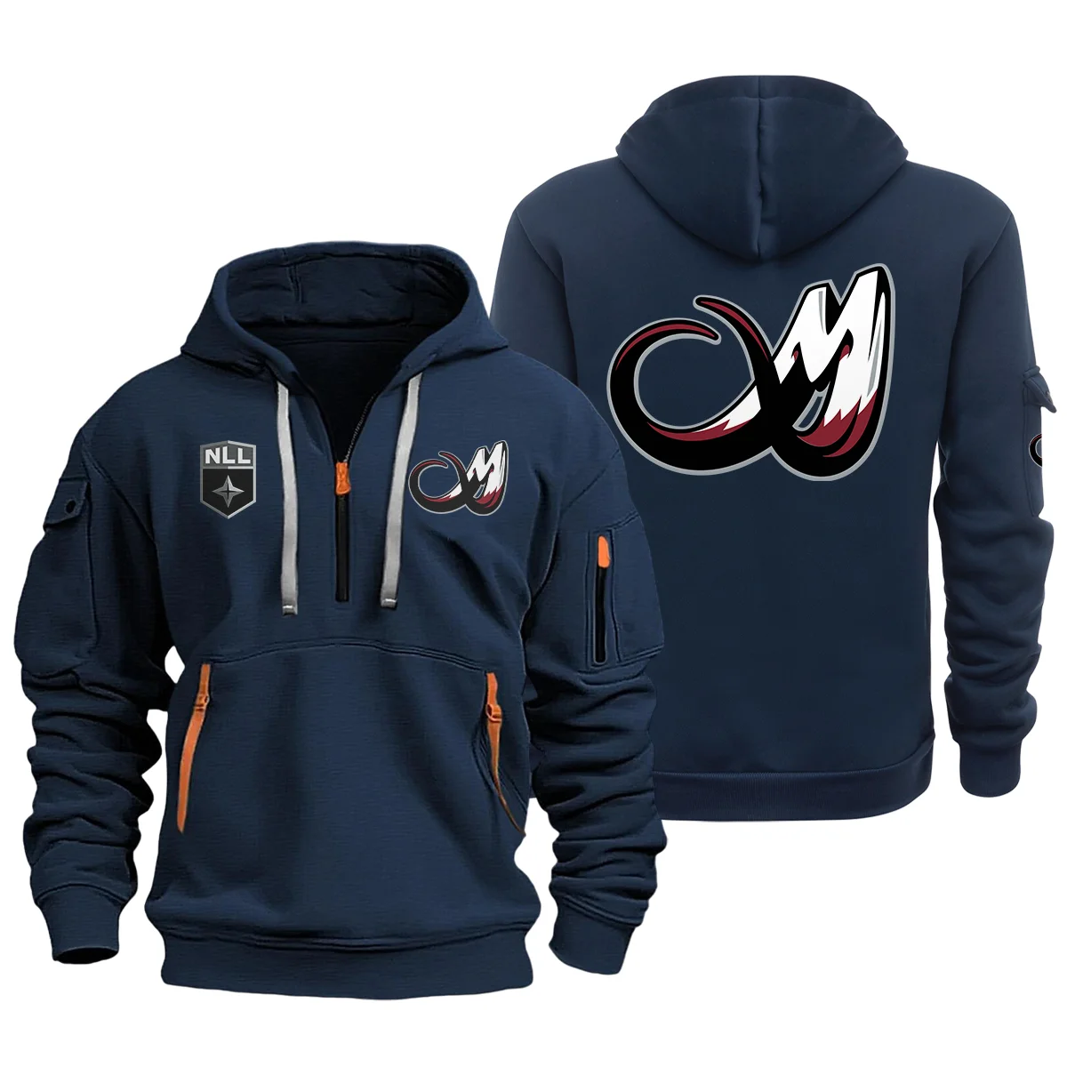 Gift For Fans Colorado Mammoth Hoodie Half Zipper National Lacrosse League HONLL250724A01COL