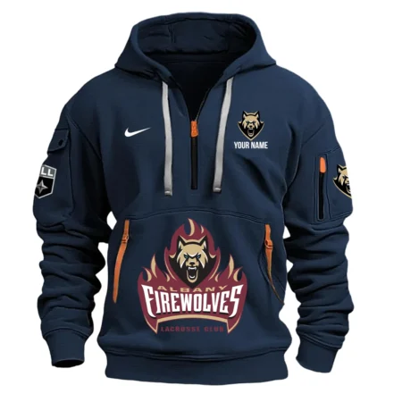 Nike Albany FireWolves Hoodie Half Zipper National Lacrosse League HONLL290724A01ALBNK