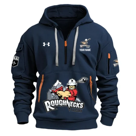 Under Armour Calgary Roughnecks Hoodie Half Zipper National Lacrosse League HONLL290724A01CGYUA