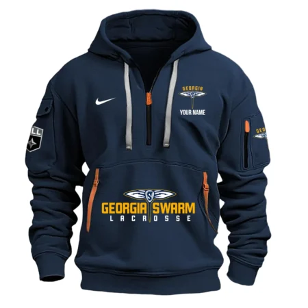 Nike Georgia Swarm Hoodie Half Zipper National Lacrosse League HONLL290724A01GEONK