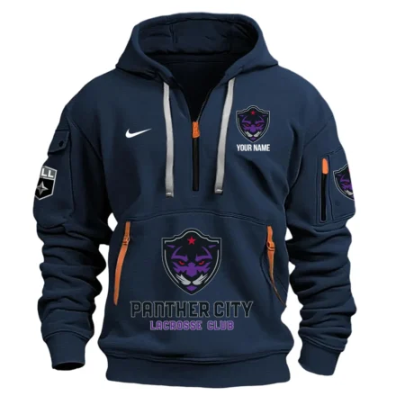 Nike Panther City Lacrosse Hoodie Half Zipper National Lacrosse League HONLL290724A01PCLNK