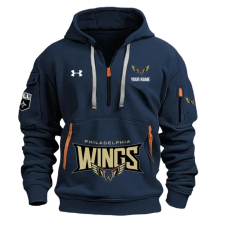 Under Armour Philadelphia Wings Hoodie Half Zipper National Lacrosse League HONLL290724A01PHIUA