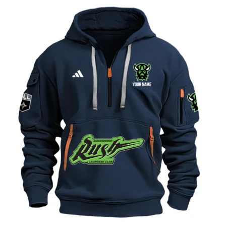 Adidas Saskatchewan Rush Hoodie Half Zipper National Lacrosse League HONLL290724A01SASAD