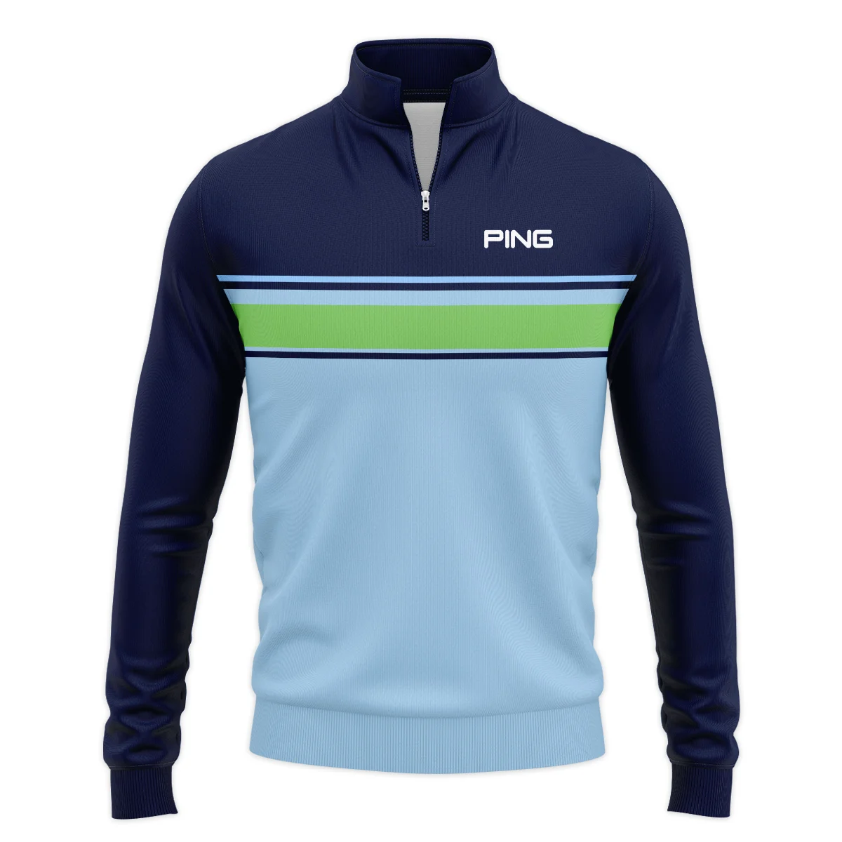 Brand Ping Golf Sport Quarter-Zip Jacket All Over Prints HOBR050724A01PISWZ