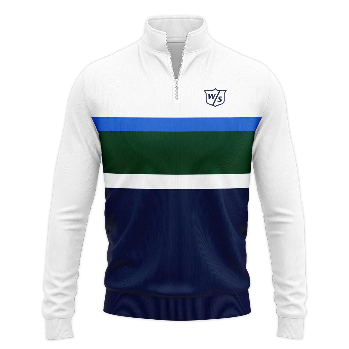 Brand Wilson Staff Golf Sport White Background Quarter-Zip Jacket All Over Prints HOBR060724A01WSSWZ