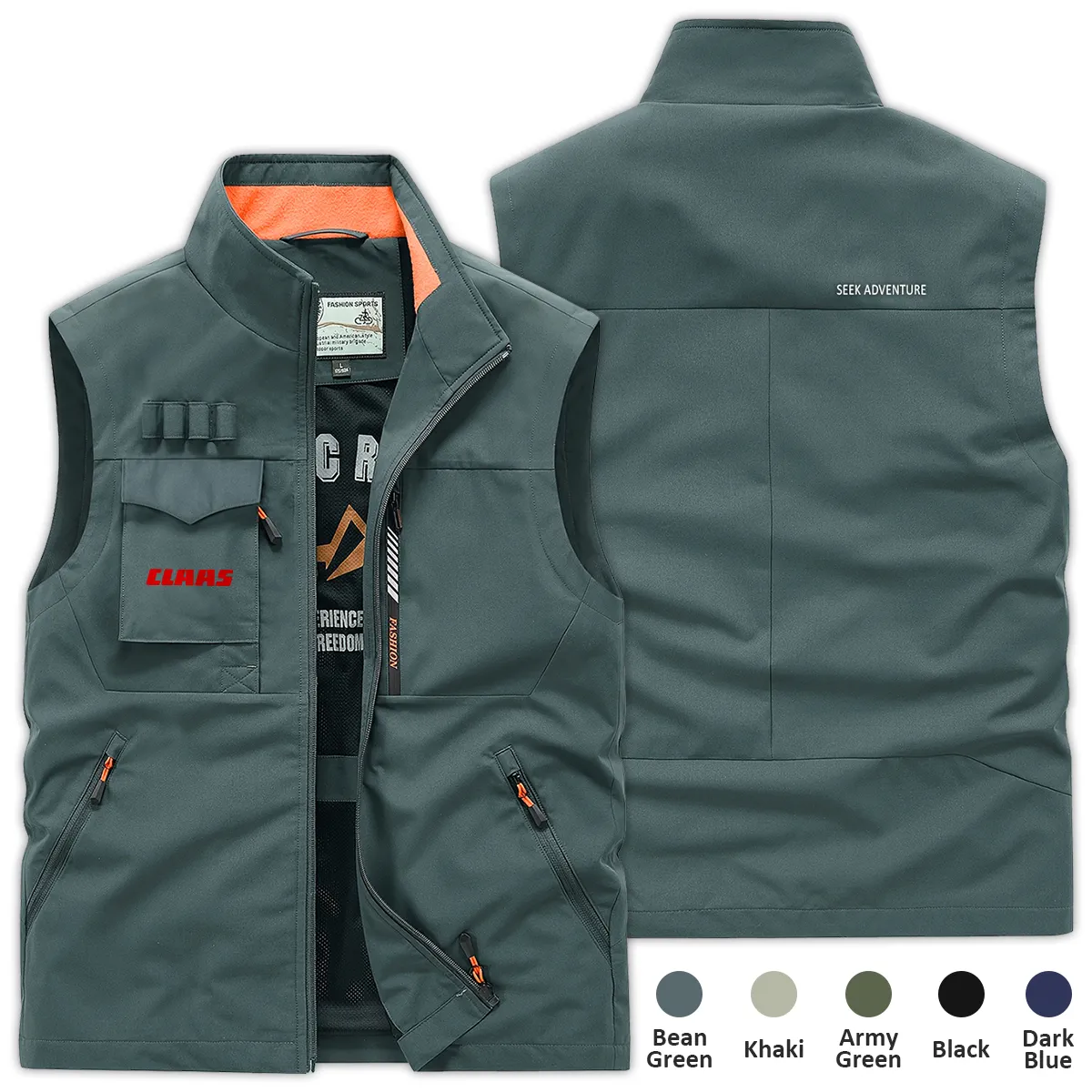 Special Release Farmer x Claas Tractor Outdoor Sleeveless Vest BLF150724A10