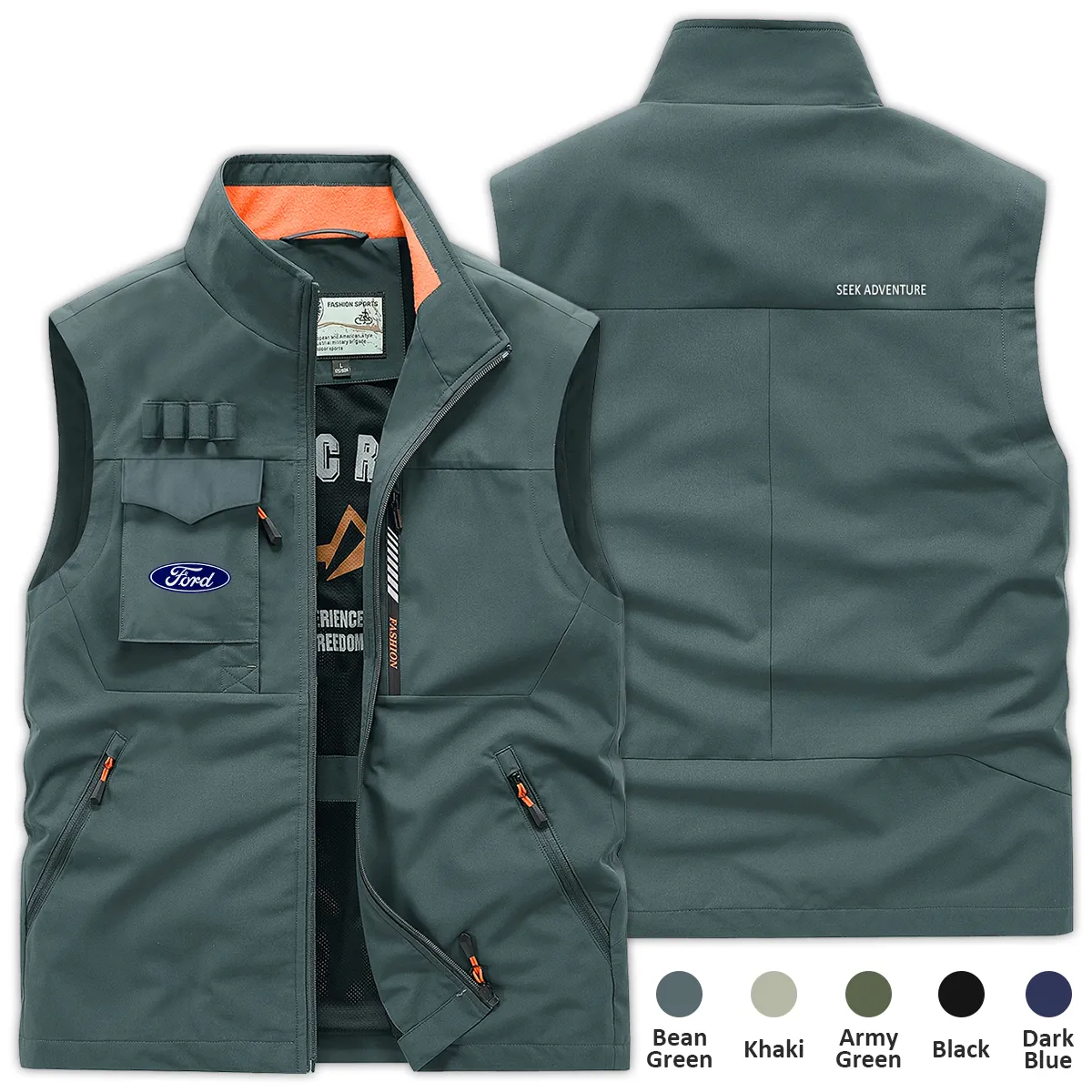 Special Release Farmer x Ford Tractor Outdoor Sleeveless Vest BLF150724A17